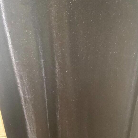 Jeffrey & Dara Womens Black Scoop Neck Cap Sleeve Beads Embellished Velvet dress - Picture 6 of 6